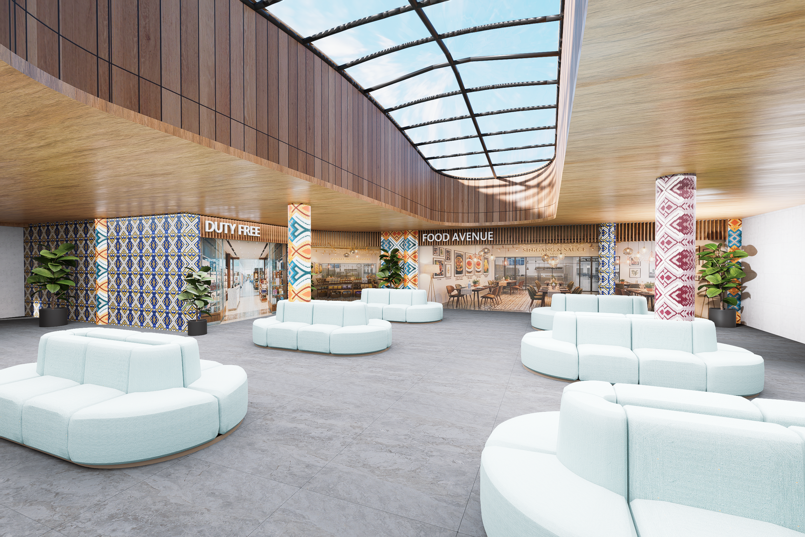 Interior Rendering - Contemporary Workspace & Lounge